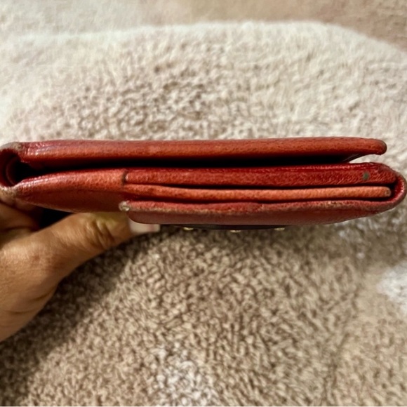 Gucci Red Leather Wallet - Picture 4 of 9